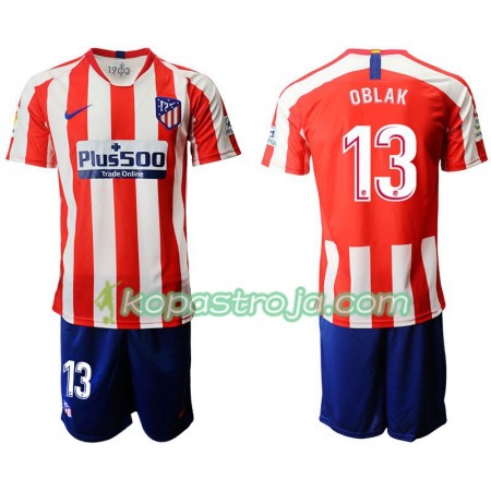 Billiga Fotbollströjor Atlético Madrid OBLAK 13 Barn Hemma tröja 2019/20 Kortärmad